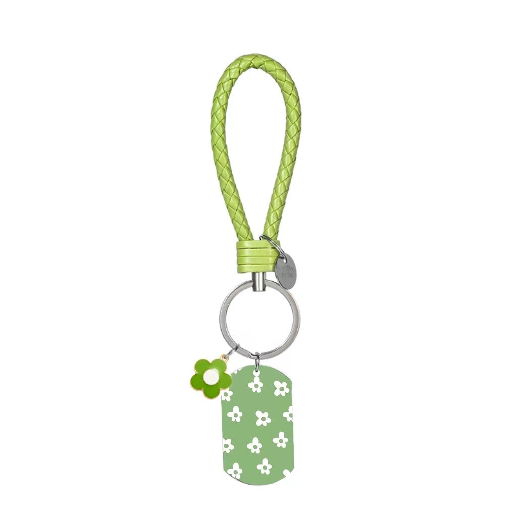 Wholesale Halloween Skull Moon Flower Stainless Steel Keychain